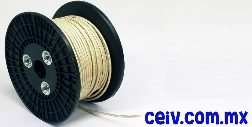 Cable de fibra de vidrio para alta temperatur