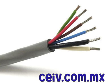 cable multihilo de control PVC